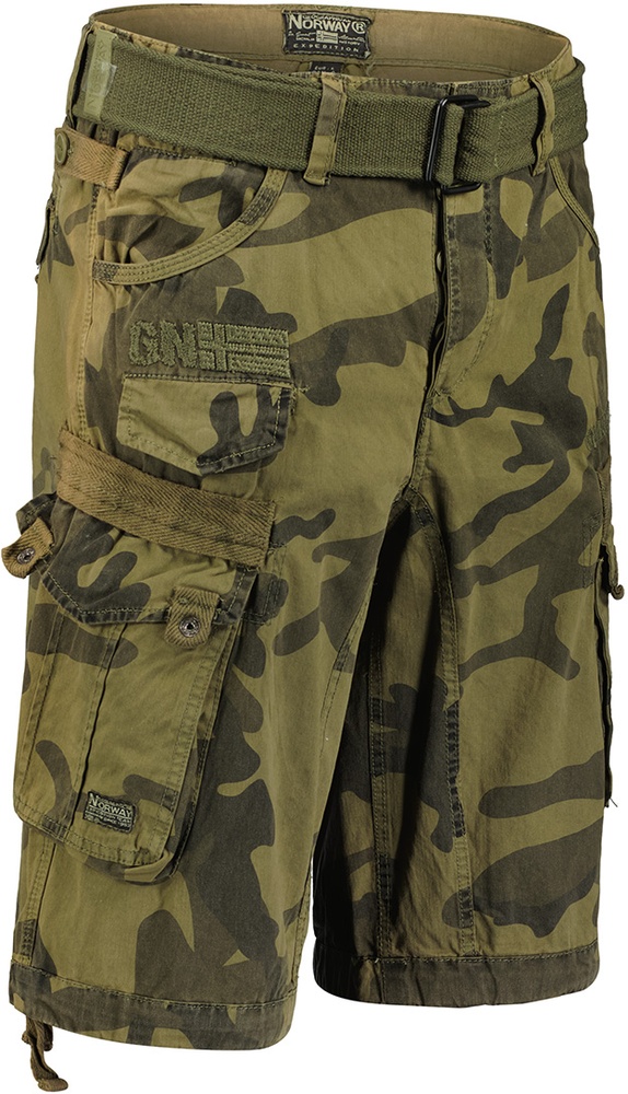 GeographicalNorwayShortsPanoramiqueNewCamoMen063Kaki-XXL