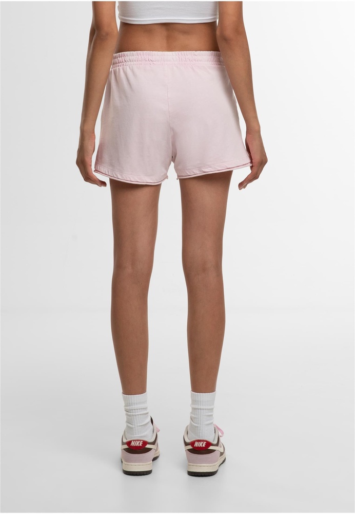 UrbanClassicsDamenT-ShirtLadiesWashedJerseyShortsTB7470Blushedrose-3XL