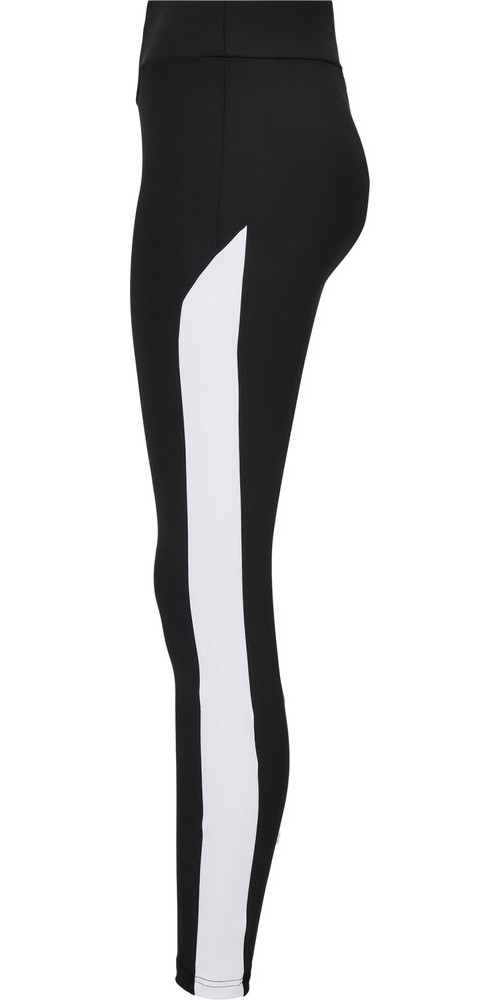 UrbanClassicsDamenLadiesColorBlockLeggingsBlackWhite