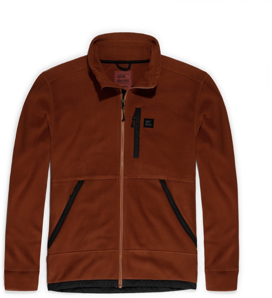 VintageIndustriesFleecejackeValerioHollowFibreFleeceBrick-S