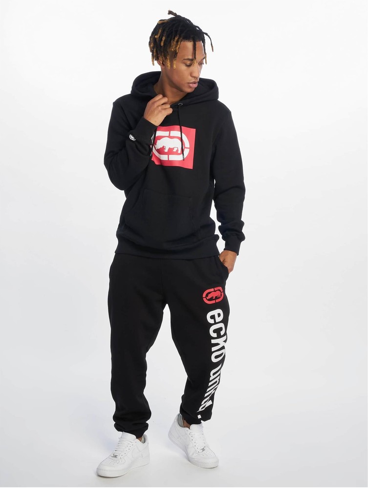 EckoUnltdSweatshirtBaseHoodyBlack-3XL