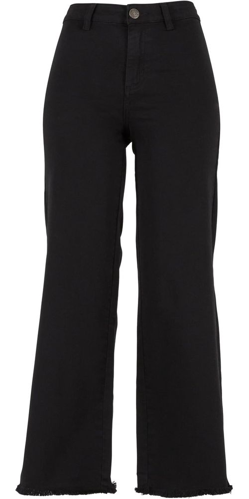 UrbanClassicsDamenJeanshosenLadiesRelaxedStraightFitDenimTB7546Black-26