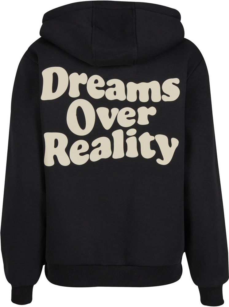 MissTeeDamenDreamsOverRealityLadiesFluffyHoodyMST214Black-3XL