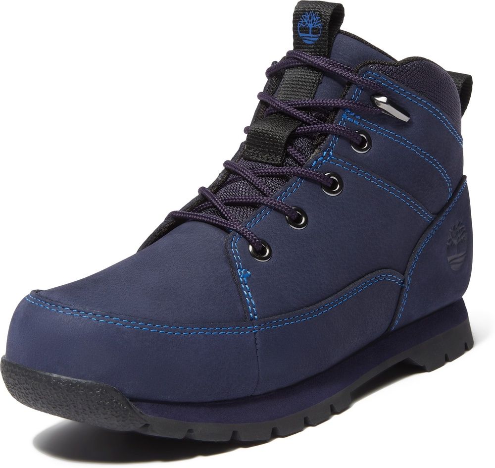 TimberlandKinderStiefelEuroRockMidLaceUpBoot0A6D86DkBluNubuck-38