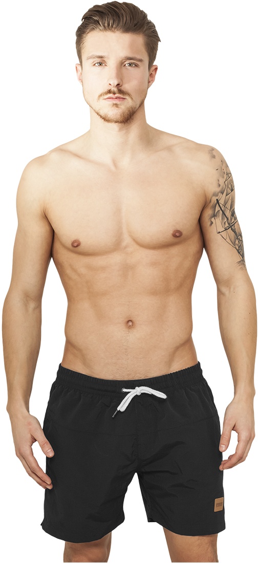 UrbanClassicsBadehoseBlockSwimShortsBlack-3XL