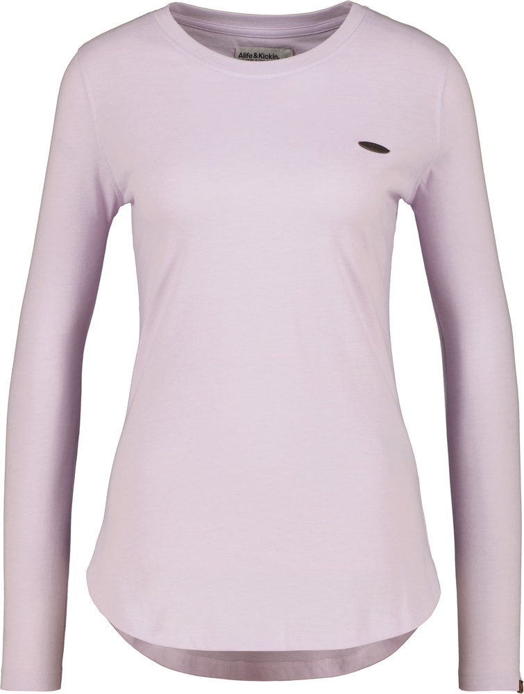AlifeKickinDamenLongsleeveLeaAKA62046-2401GentleLavenderMelange-XS
