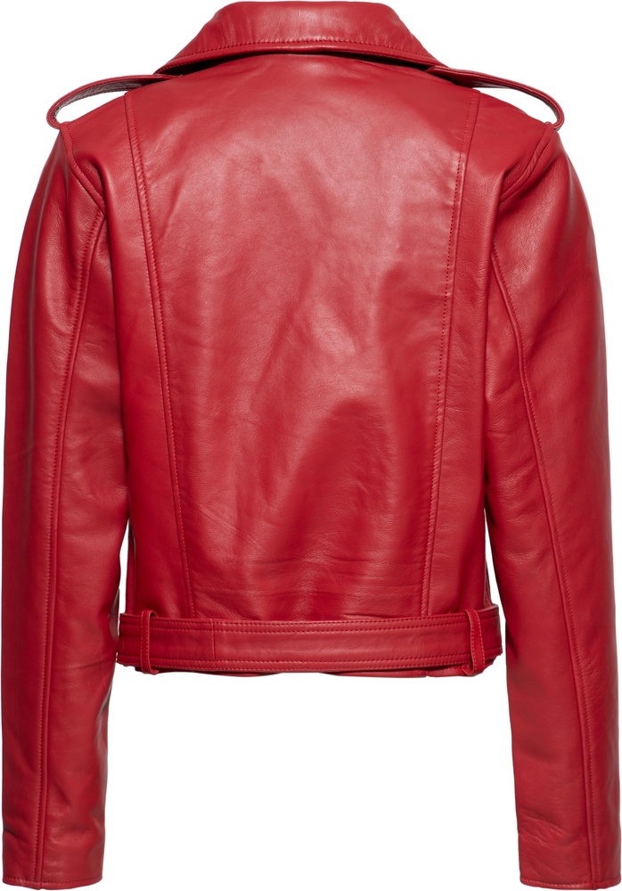 QueenKerosinDamenMarlonJackeMitLeoLinningQKU49001Red-XS