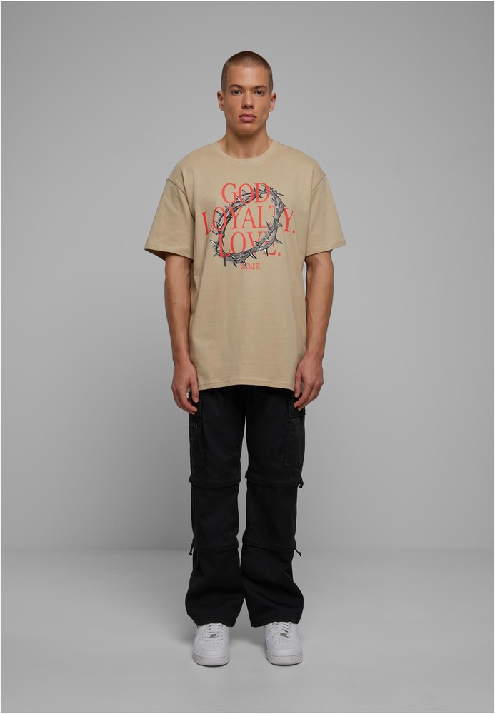 MTUpscaleT-ShirtGodLoyaltyLoveOversizeTeeSand-3XL