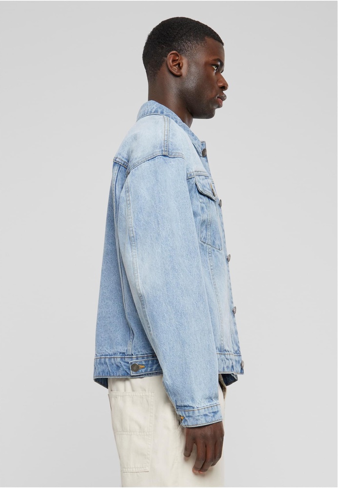UrbanClassicsHeavyOunceBoxyDenimJacketTB6633NewLightBlueWashed-3XL