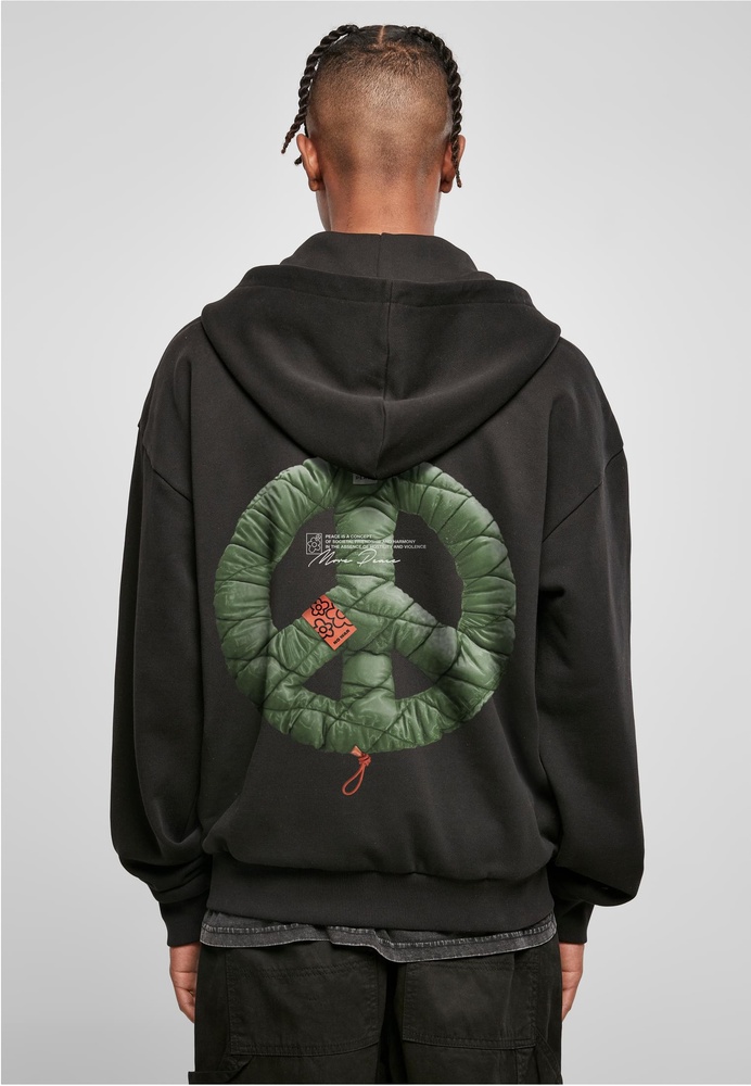 MisterTeePufferPeaceHeavyOversizeZipHoodyMT2427