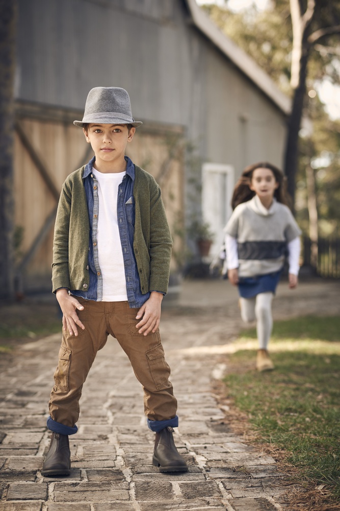 BlundstoneKinderChelseaBoots530BrownLeatherKidsBrown-K13UK