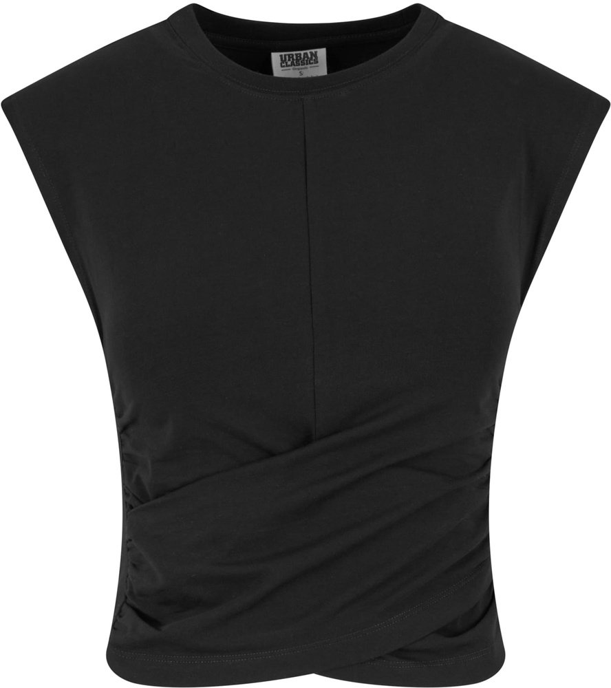 UrbanClassicsDamenLadiesCroppedWrappedTopTB7450