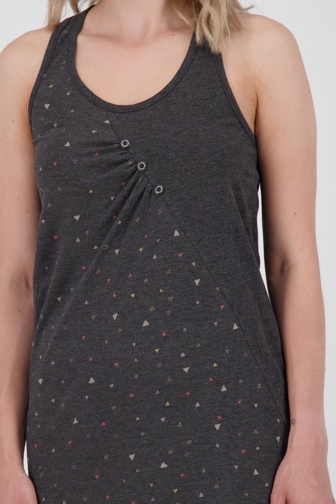 AlifeKickinDamenSommerkleidCameronAKBTopDressMoonlessMelange-XS