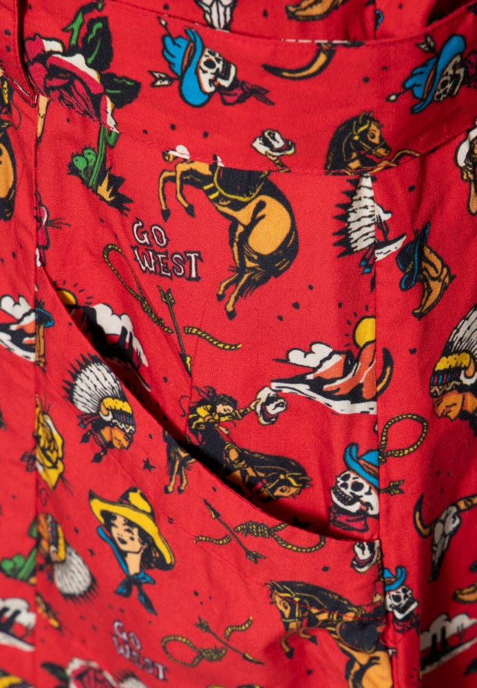 QueenKerosinDamenAopSwingDressQKU36004