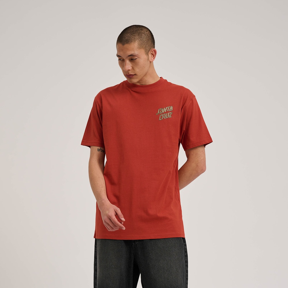 SantaCruzScreamingGrizzlyT-ShirtSCM-T3222DarkRust-XS