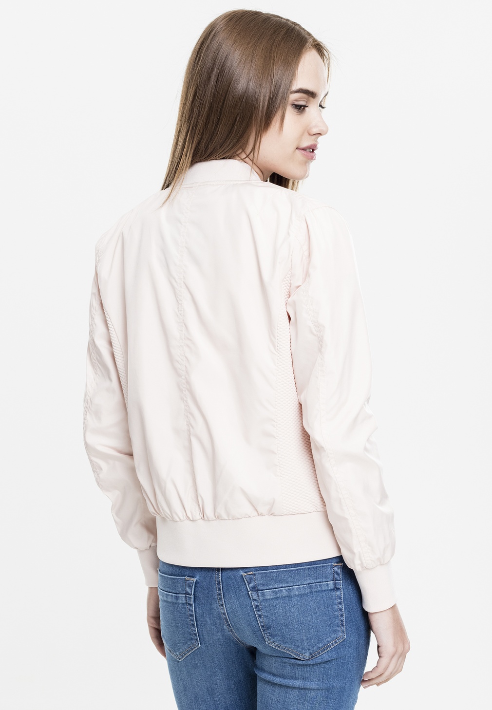 UrbanClassicsDamenBomberJackeLadiesLightBomberJacketLightPink-L