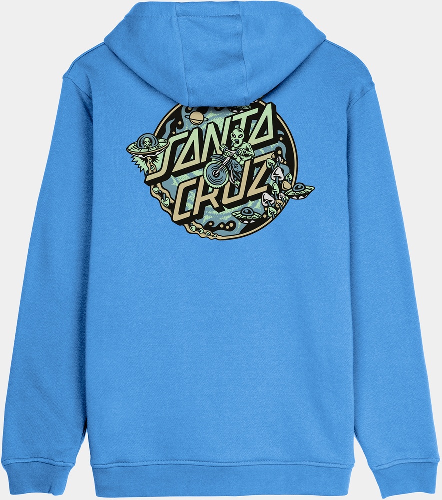 SantaCruzHoodieWinkowskiDopePlanet2CentreHoodSCM-H3409AzureBlue-XS