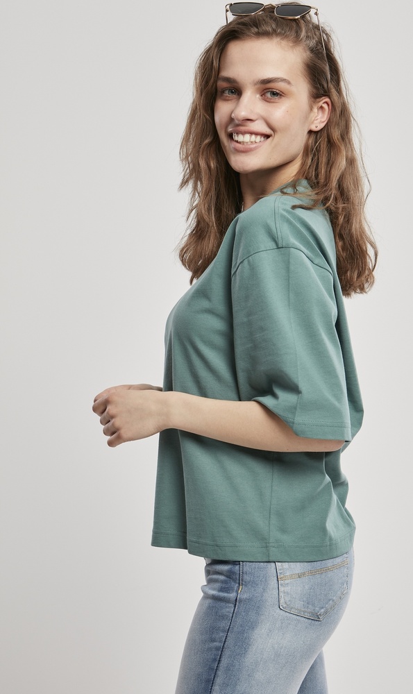 UrbanClassicsDamenT-ShirtLadiesOrganicOversizedTeePaleleaf-3XL