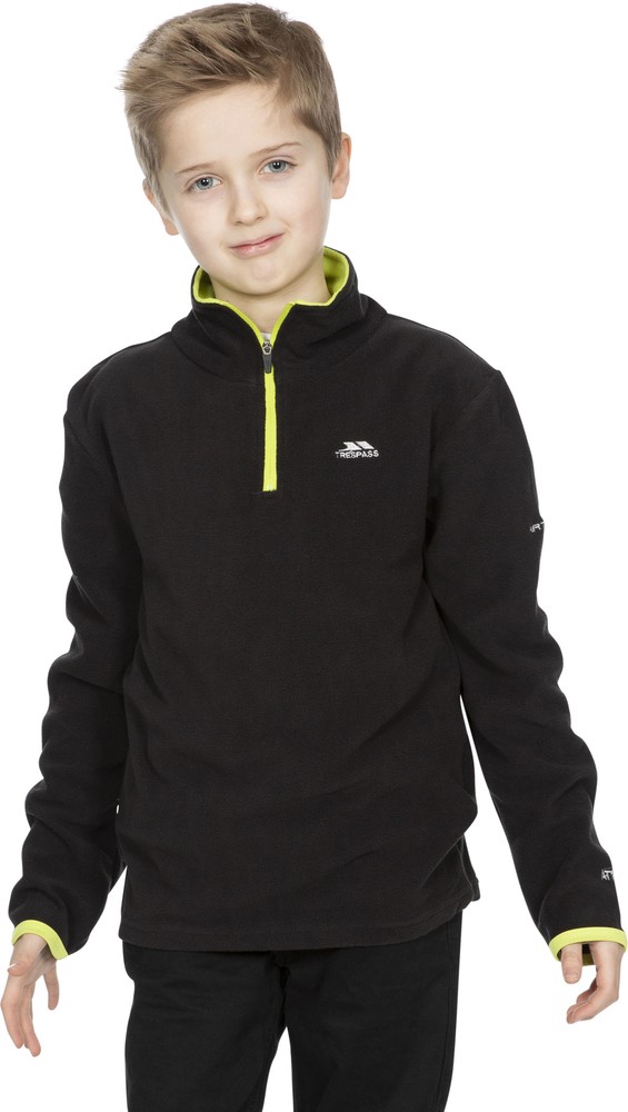 TrespassKinderFleecejackeFleecepulloverEtto-MaleMicrofleeceAt100Black-1112
