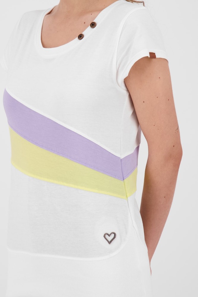 AlifeKickinDamenT-ShirtCleaAKShirtWhite