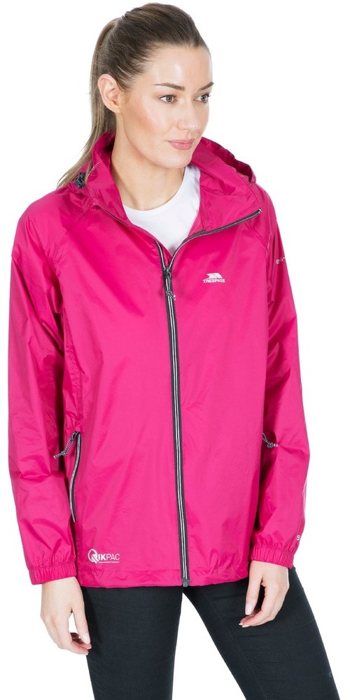 TrespassDamenRegenjackeQikpacX-UnisexPackawayJacketTp75Cassis-L