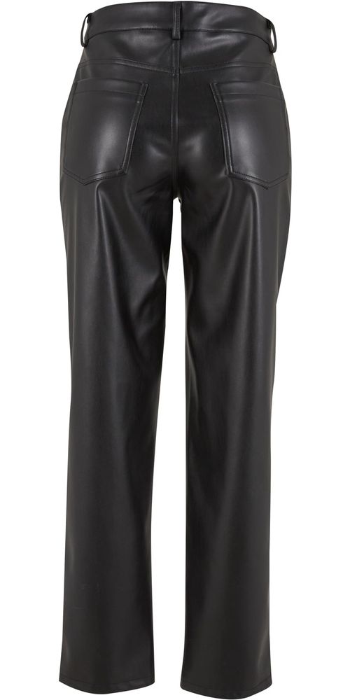 UrbanClassicsDamenLederhoseLadiesStraightLegSyntheticLeatherPantsTB6913