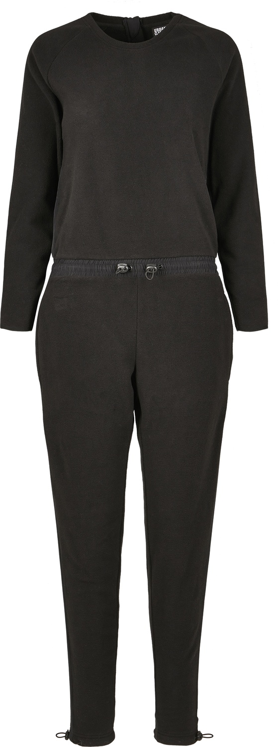 UrbanClassicsDamenJumpsuitLadiesPolarFleeceJumpsuitBlack