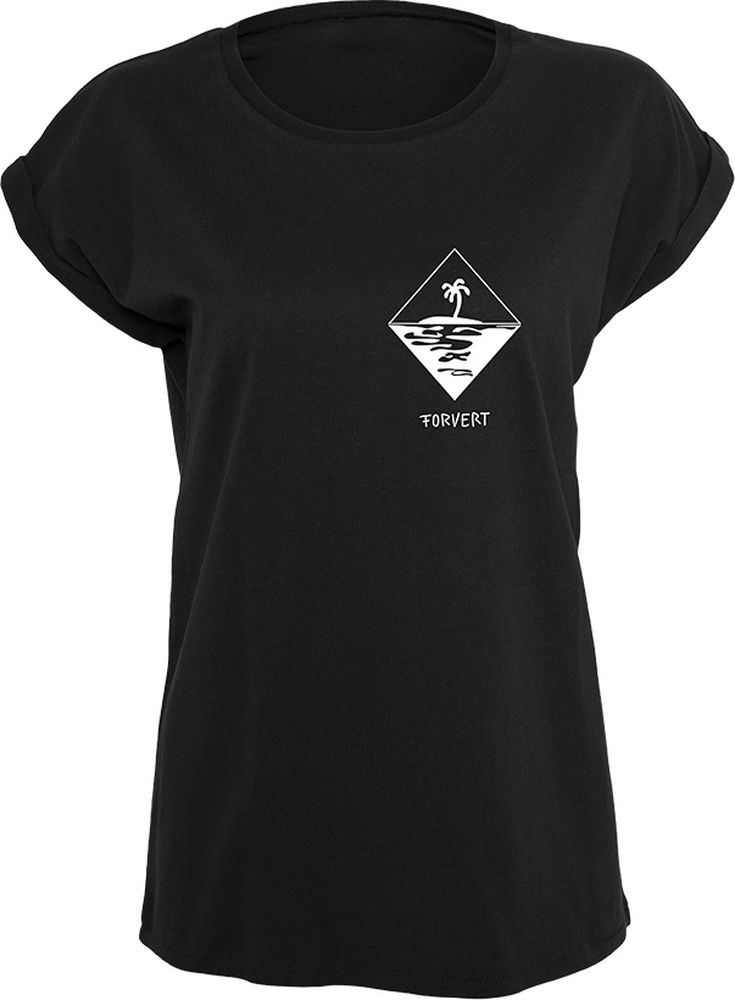 BranditDamenForvertLadiesTeePasadena8679Black-XS