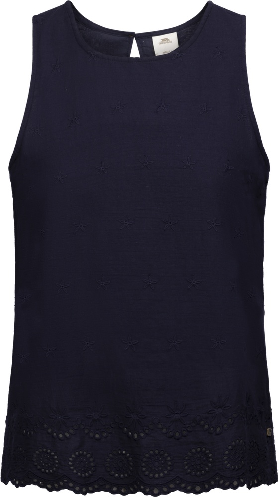 TrespassDamenTopZadieCasualSleevelessTopNavy-M