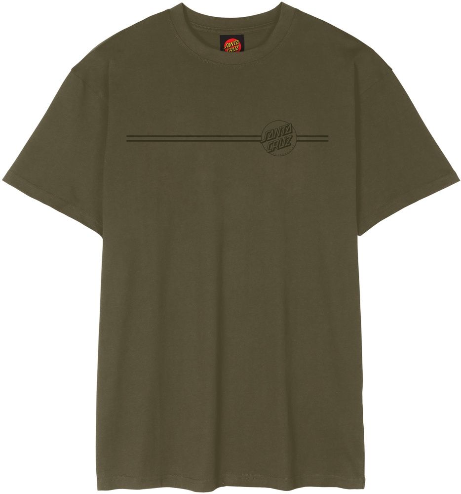 SantaCruzTonalOpusDotStripeT-ShirtSCM-T3270UniformGreen-S
