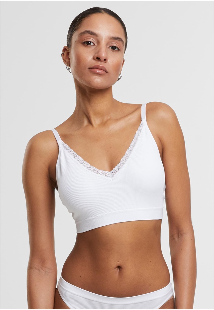 UrbanClassicsDamenbgelloserBHLadiesPaddedRipBra2-PackTB7657A