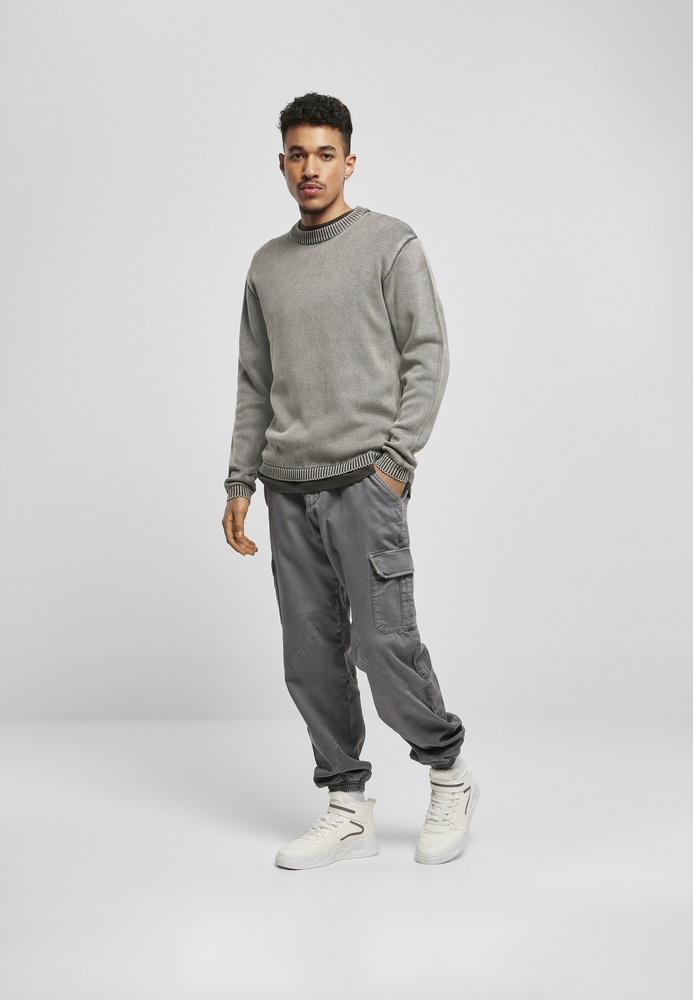 UrbanClassicsSweatshirtWashedSweaterAsphalt