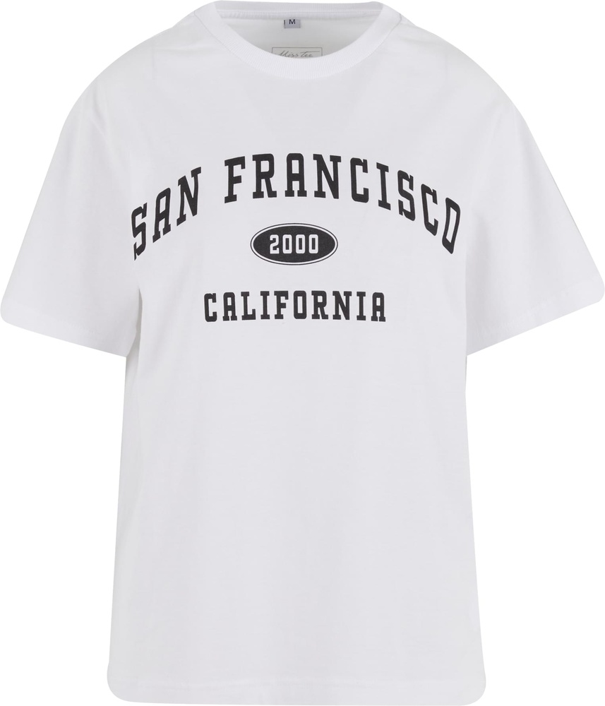 MisterTeeDamenSanFranciscoCityWordingTeeMST243