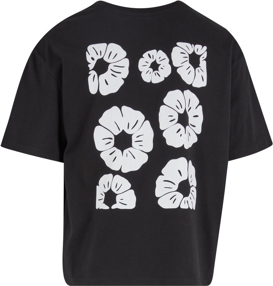 MisterTeeT-ShirtBoldFlowersCroppedOversizeMT4021