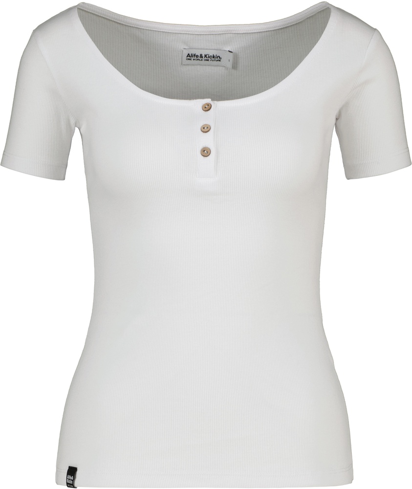 AlifeKickinDamenT-ShirtRosaAKAShirt51014-9999BrilliantWhite-M