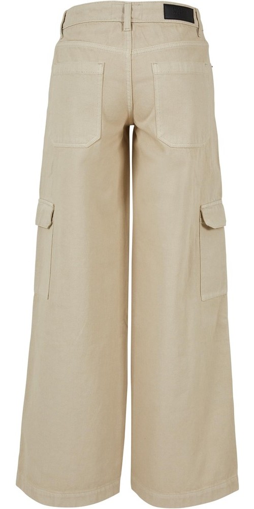 UrbanClassicsDamenJeansLadiesLowWaistCargoDenim