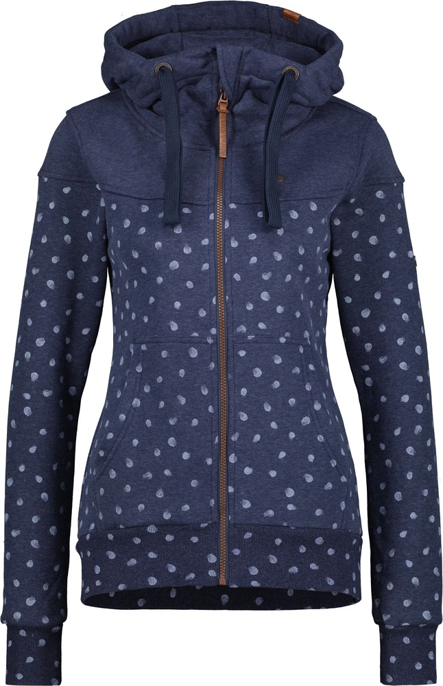 AlifeKickinDamenPalinaAKBSweatjacketMarineMelange-2XL