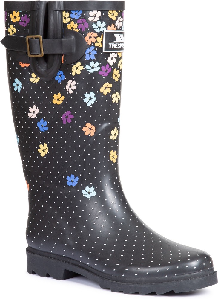 TrespassDamenGummistiefelSamira-FemaleWellyDaisyPrint-37