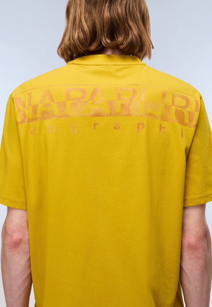 NapapijriT-ShirtS-FanesSsNP0A88SEGoldFlakeY1O-XS
