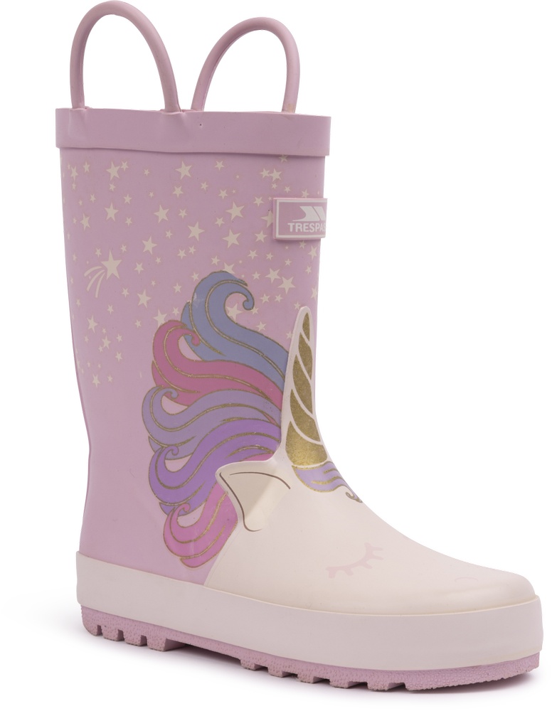 TrespassKinderGummistiefelCharacterWellyUnicorn-22