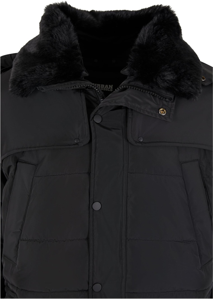 UrbanClassicsPufferJacketWithDetachableFurCollarTB7259