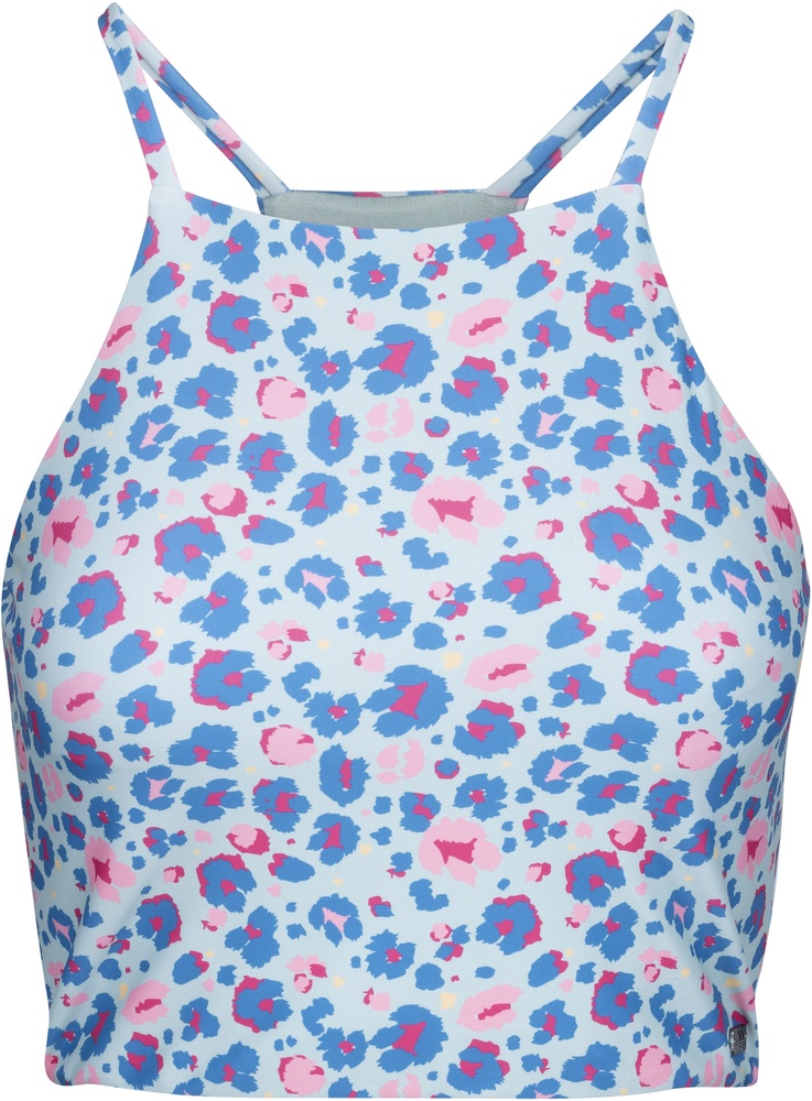 TrespassDamenBikiniHarlow-SwimTopLightSageAbstractLeopardPrint-XXS