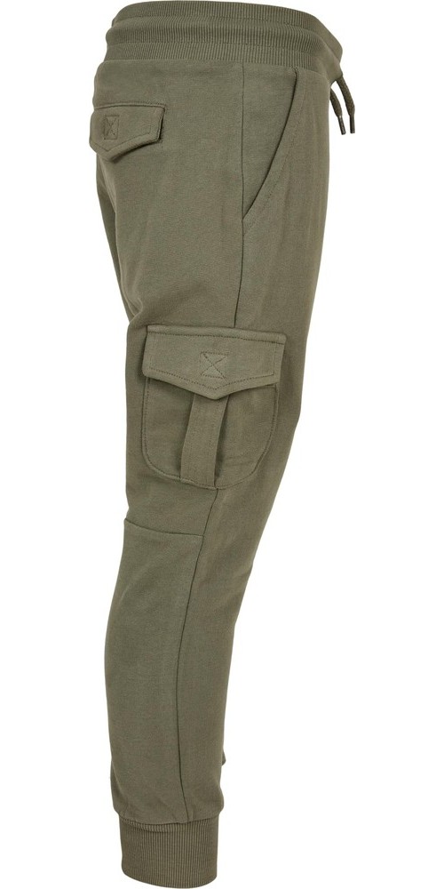 UrbanClassicsJungenBoysFittedCargoSweatpantsOlive-110116