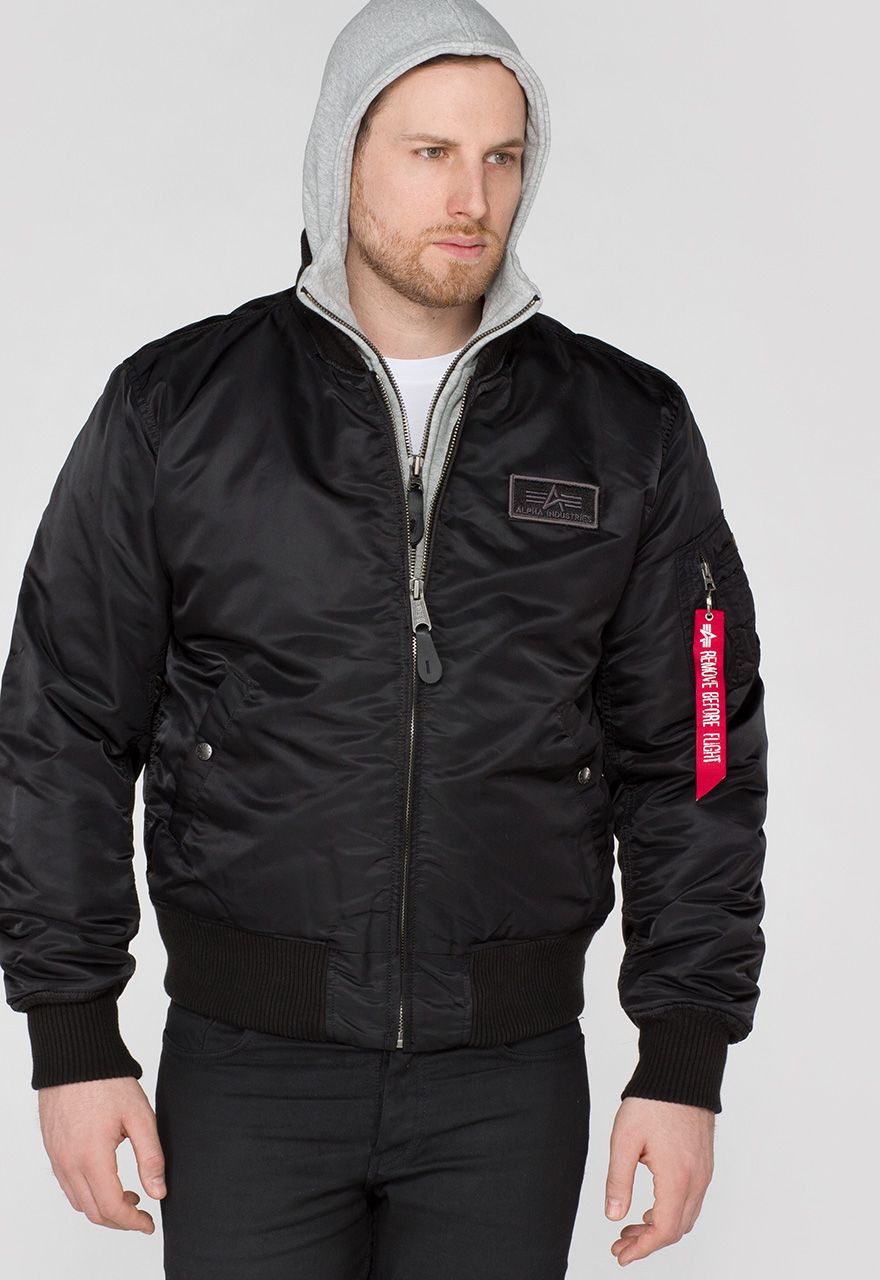 AlphaIndustriesMA-1D-TecJackenBlack-XXL