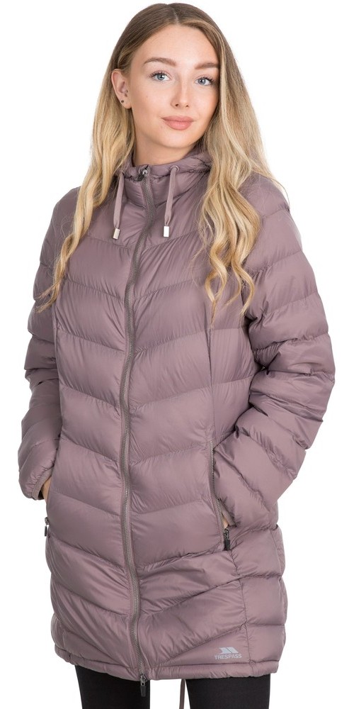 TrespassDamenJackeRianna-FemaleCasualJacketDustyHeather-XL