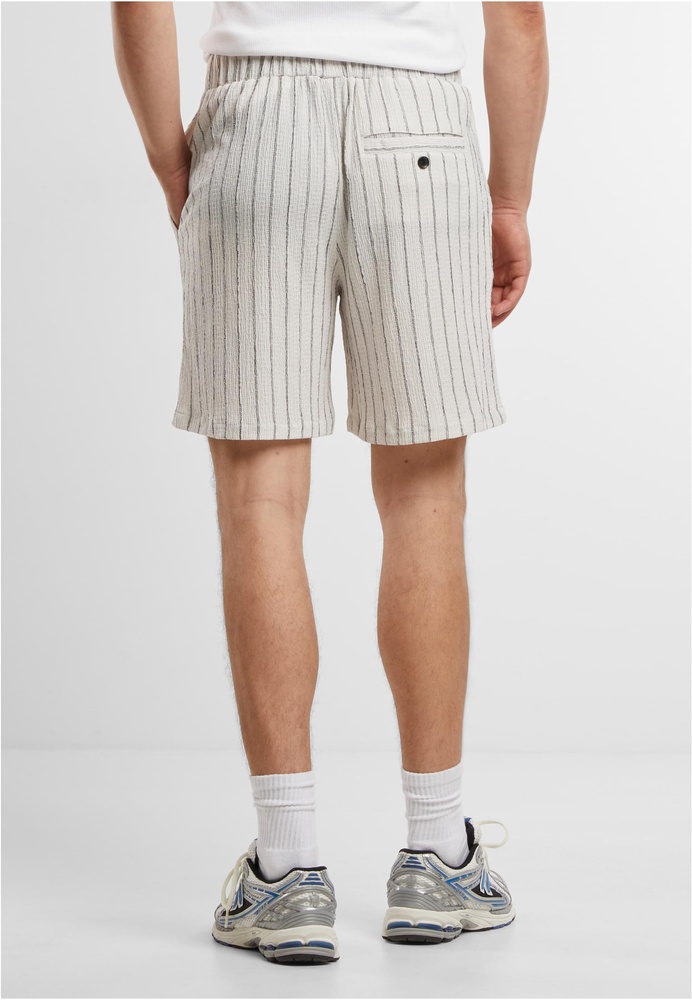 UrbanClassicsStripedCrinkleResortShortsTB7343OffwhiteBlack-3XL