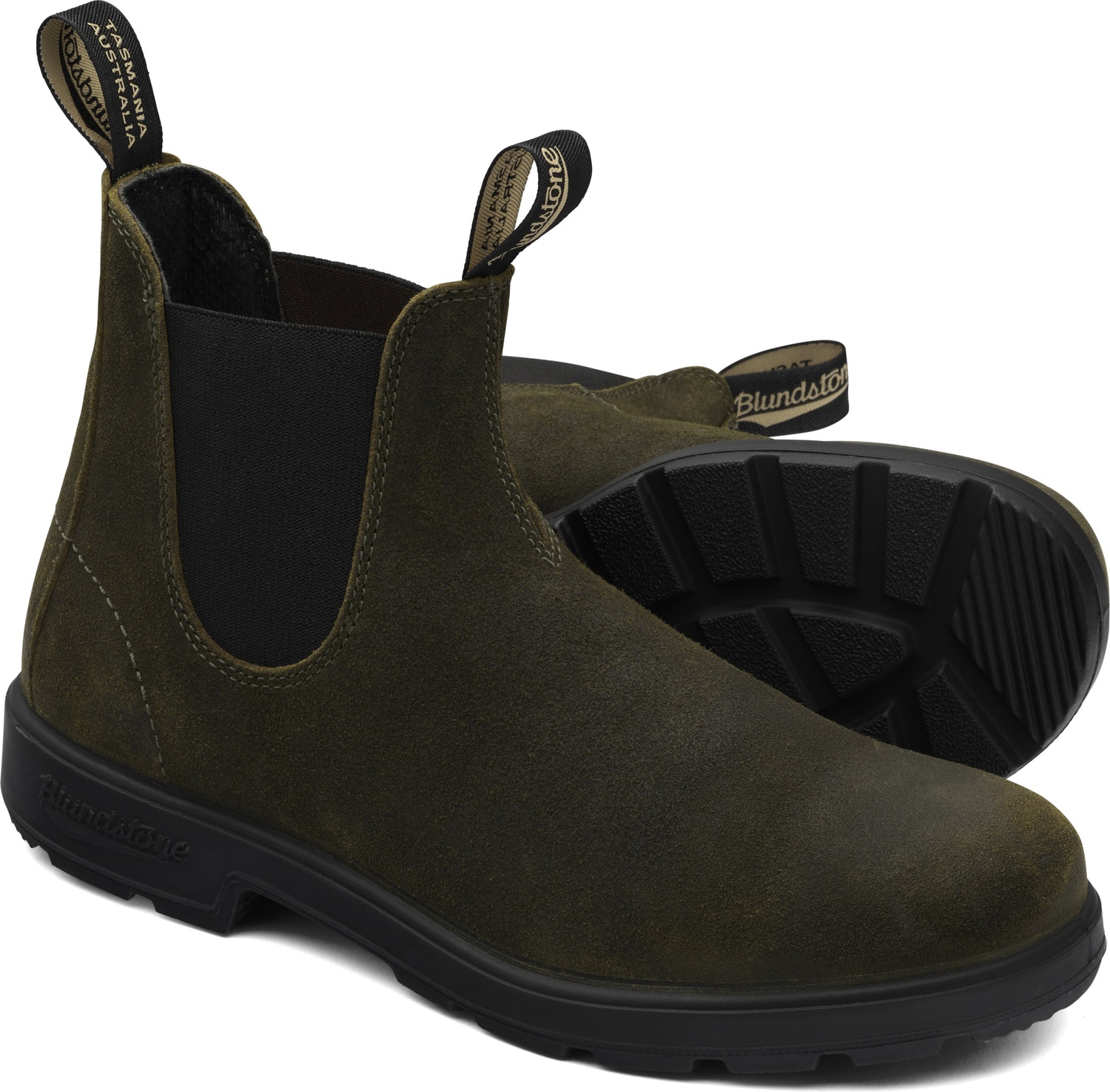 BlundstoneStiefelBoots1615RubSuede500SeriesDarkOlive