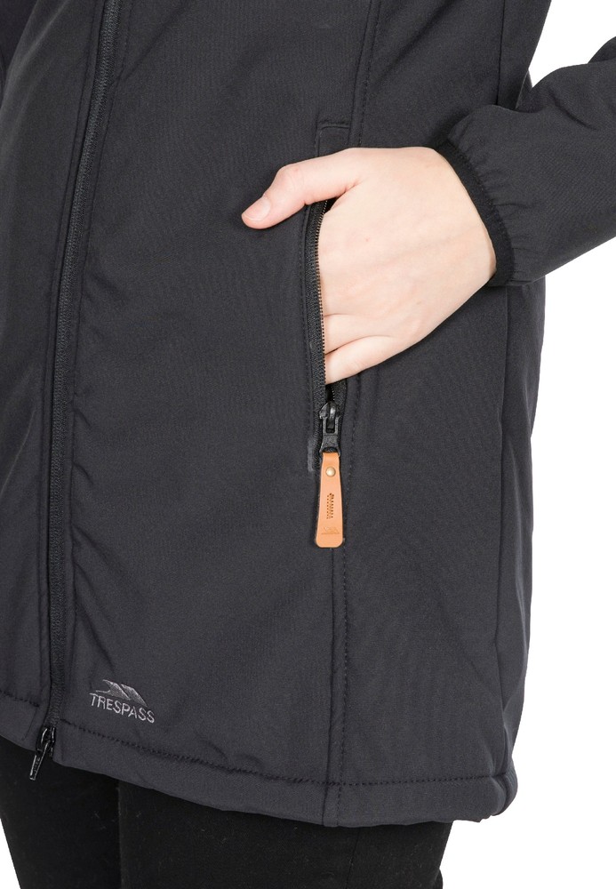 TrespassDamenJackeKristen-FemaleSoftshellJktTp75Black-4XL