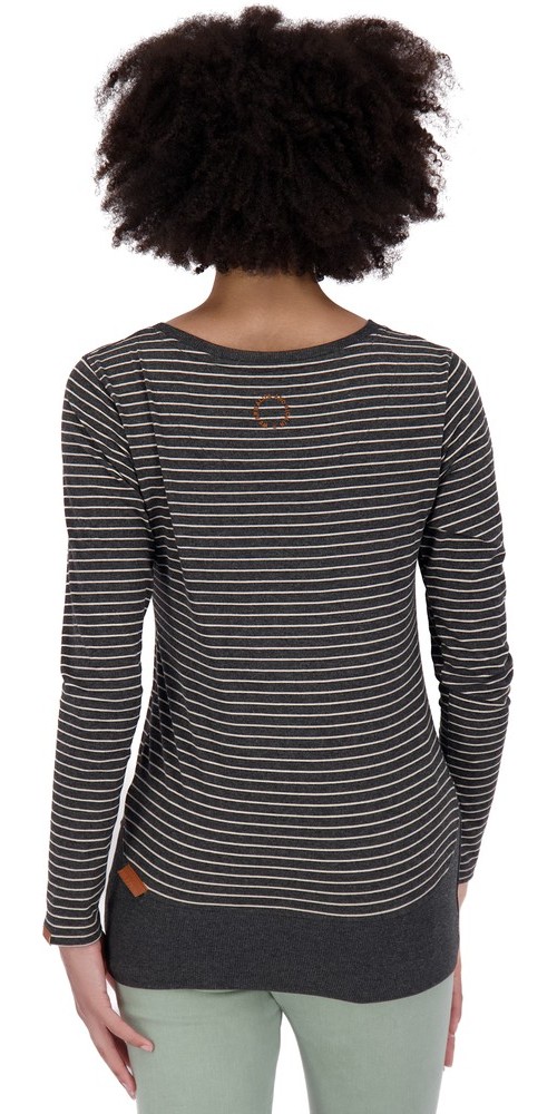 AlifeKickinDamenConnyAKZLongsleeveMoonlessMelange-2XL