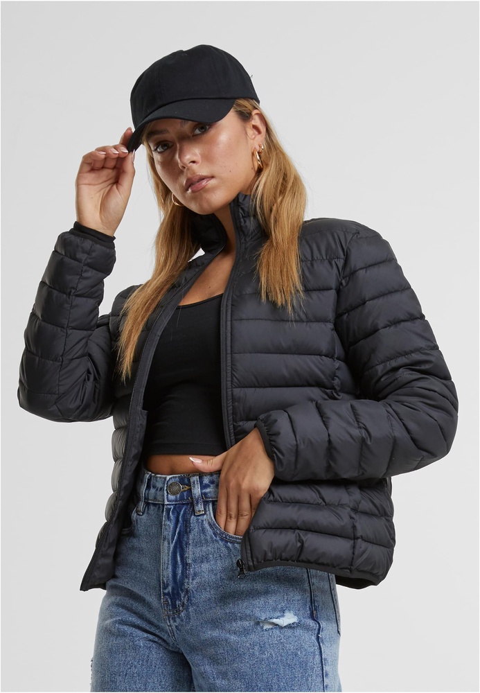 UrbanClassicsDamenLadiesUltraLightPufferJacketTB7155Black-3XL